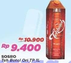 Promo Harga Sosro Teh Botol Original 1000 ml - Alfamart