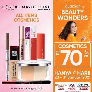 Promo Harga MAYBELLINE/ LOREAL Cosmetic  - Guardian