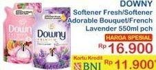 Promo Harga DOWNY Premium Parfum Adorable Bouquet, Fresh Bouquet, French Lavender 550 ml - Indomaret