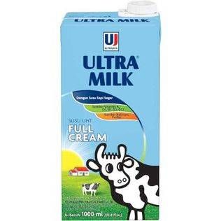 Promo Harga Ultra Milk Susu UHT Full Cream 1000 ml - Alfamart