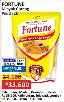 Promo Harga Fortune Minyak Goreng 2000 ml - Alfamart