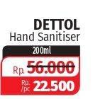 Promo Harga DETTOL Hand Sanitizer Original 200 ml - Lotte Grosir
