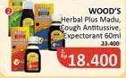 Promo Harga Woods Herbal Cough Medicine plus Honey/Woods Obat Batuk  - Alfamidi