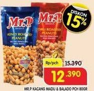 Promo Harga MR.P Peanuts Madu, Balado 80 gr - Superindo