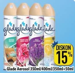 Promo Harga Glade Aerosol 400 ml - Hypermart