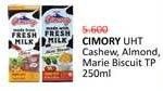 Promo Harga Cimory Susu UHT Cashew, Marie Biscuits, Almond 250 ml - Alfamidi