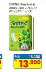 Promo Harga Softex Daun Sirih NonWing 23cm 20 pcs - Indomaret