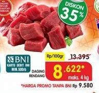 Promo Harga Daging Rendang Sapi per 100 gr - Superindo