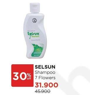 Promo Harga SELSUN Shampoo 7 Flowers  - Watsons
