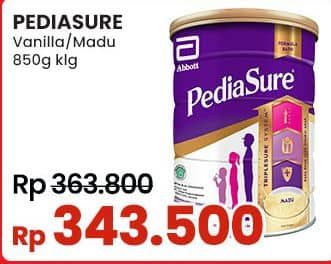 Promo Harga Pediasure Triplesure Madu, Vanila 850 gr - Indomaret