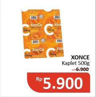 Promo Harga XONCE Kaplet 500 Mg 2 pcs - Alfamidi