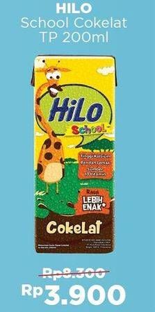Promo Harga HILO Susu UHT School Chocolate 200 ml - Alfamart