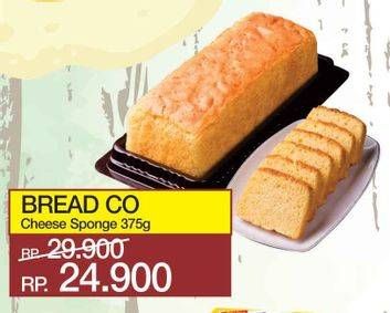 Promo Harga BREAD CO Cheese Sponge 375 gr - Yogya