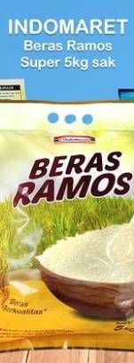 Promo Harga Indomaret Beras Ramos Super 5000 gr - Indomaret