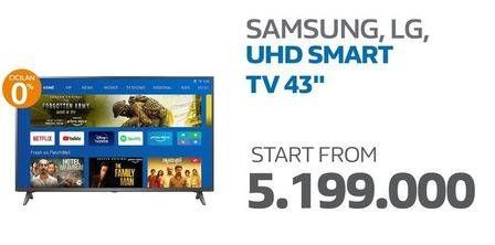 Promo Harga Samsung UHD Smart TV 43  - Electronic City