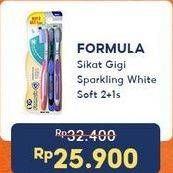 Promo Harga Formula Sikat Gigi Sparkling White Soft 3 pcs - Indomaret