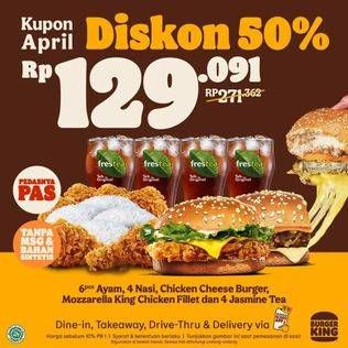 Promo Harga BURGER KING Burger  - Burger King