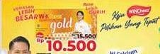 Promo Harga WINcheez Gold Cheddar Keju Olahan  170 gr - Alfamidi
