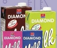 Promo Harga DIAMOND Milk UHT Chocolate 1000 ml - LotteMart