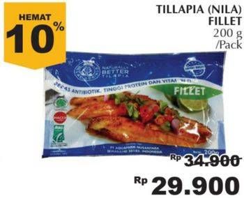 Promo Harga Ikan Nila Tilapia Fillet 200 gr - Giant