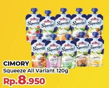 Promo Harga Cimory Squeeze Yogurt All Variants 120 gr - Yogya