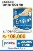 Promo Harga Ensure Nutrition Powder FOS Vanila 400 gr - Indomaret