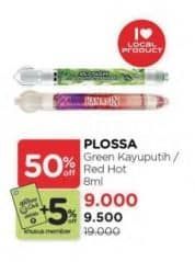 Promo Harga Plossa Aromatics Eucalyptus, Red Hot 10 ml - Watsons