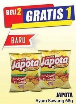 Promo Harga JAPOTA Potato Chips Ayam Bawang 68 gr - Hari Hari