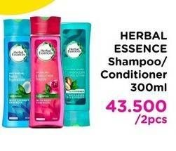 Promo Harga HERBAL ESSENCE Shampoo/Conditioner 300ml  - Watsons