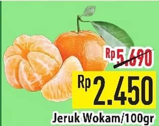 Promo Harga Jeruk Wokam per 100 gr - Hypermart