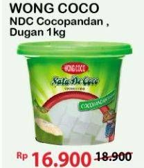 Promo Harga WONG COCO Nata De Coco Cocopandan, Dugan 1kg  - Alfamart