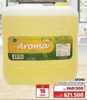 Promo Harga AROMA Minyak Goreng Kelapa 18000 ml - Lotte Grosir