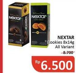 Promo Harga NABATI Nextar Cookies All Variants per 8 pcs 14 gr - Alfamidi
