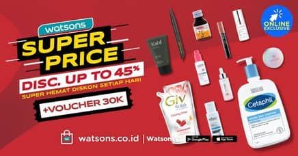 Harga Superprice Diskon Hingga 45%