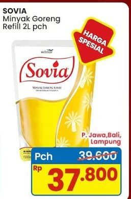 Promo Harga Sovia Minyak Goreng 2000 ml - Indomaret