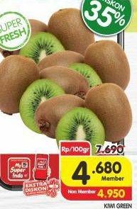 Promo Harga Kiwi Green per 100 gr - Superindo