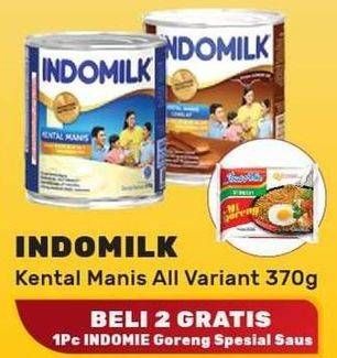 Promo Harga INDOMILK Susu Kental Manis All Variants 370 gr - Yogya