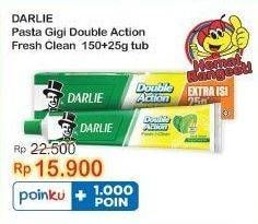 Promo Harga Darlie Toothpaste Double Action Fresh Clean 175 gr - Indomaret