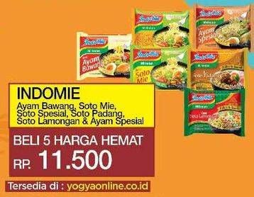 Promo Harga Indomie Ayam Bawang/Soto Mie/Soto Spesial/Soto Padang/Soto Lamongan/Ayam Spesial  - Yogya