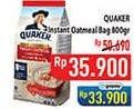 Promo Harga Quaker Oatmeal Instant 800 gr - Hypermart
