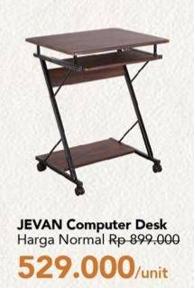 Promo Harga Jevan Computer Desk  - Carrefour