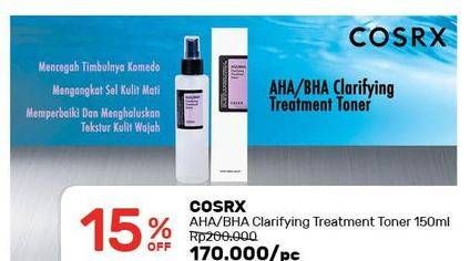Promo Harga COSRX AHA/ BHA Clarifying Treatment Toner 150 ml - Guardian