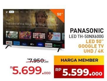 Promo Harga Panasonic TV LED TH-50NX600G  - Yogya