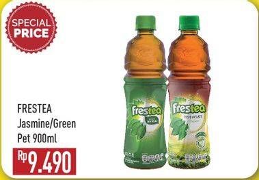 Promo Harga FRESTEA Minuman Teh Jasmine, Green 900 ml - Hypermart