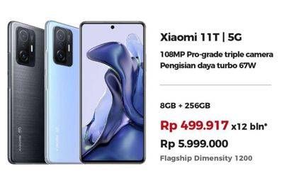 Promo Harga XIAOMI 11T 8 GB + 256 GB  - Erafone