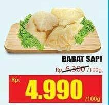 Promo Harga Sapi Babat per 100 gr - Hari Hari