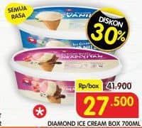 Promo Harga Diamond Ice Cream All Variants 700 ml - Superindo