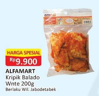 Promo Harga ALFAMART Snack Kripik Balado 200 gr - Alfamart