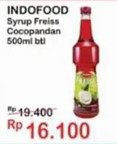 Promo Harga Freiss Syrup Cocopandan 500 ml - Indomaret