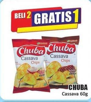 Promo Harga Chuba Cassava Chips 60 gr - Hari Hari